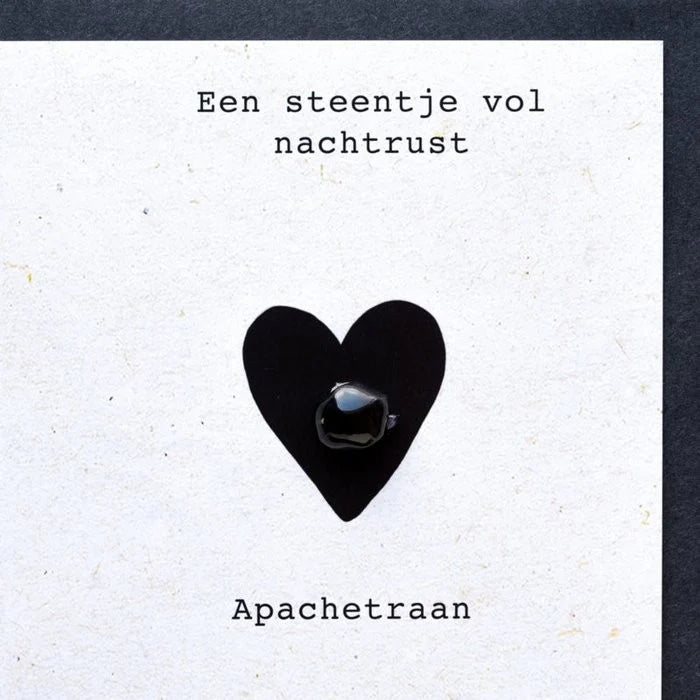 Wenskaart steentje vol nachtrust