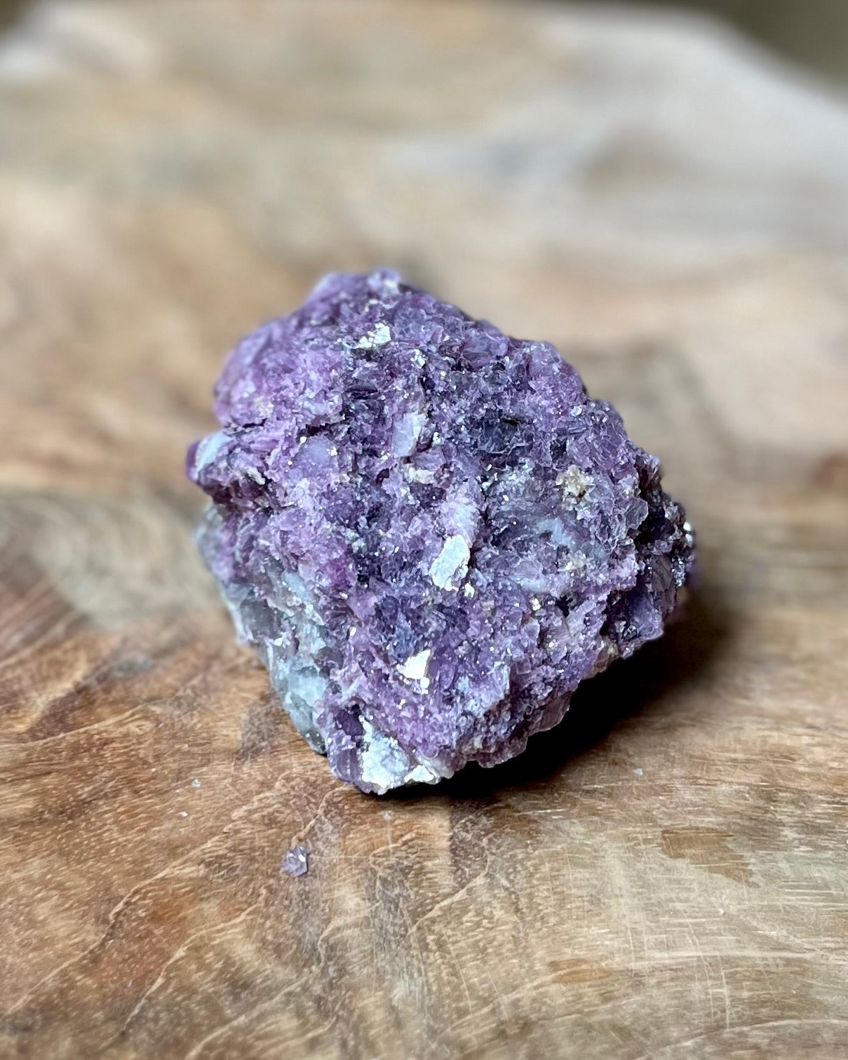 Lepidoliet (paarse Mica) ruw stuk