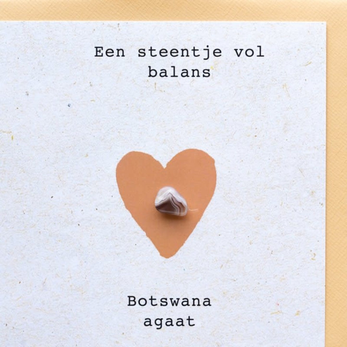 Wenskaart steentje vol balans