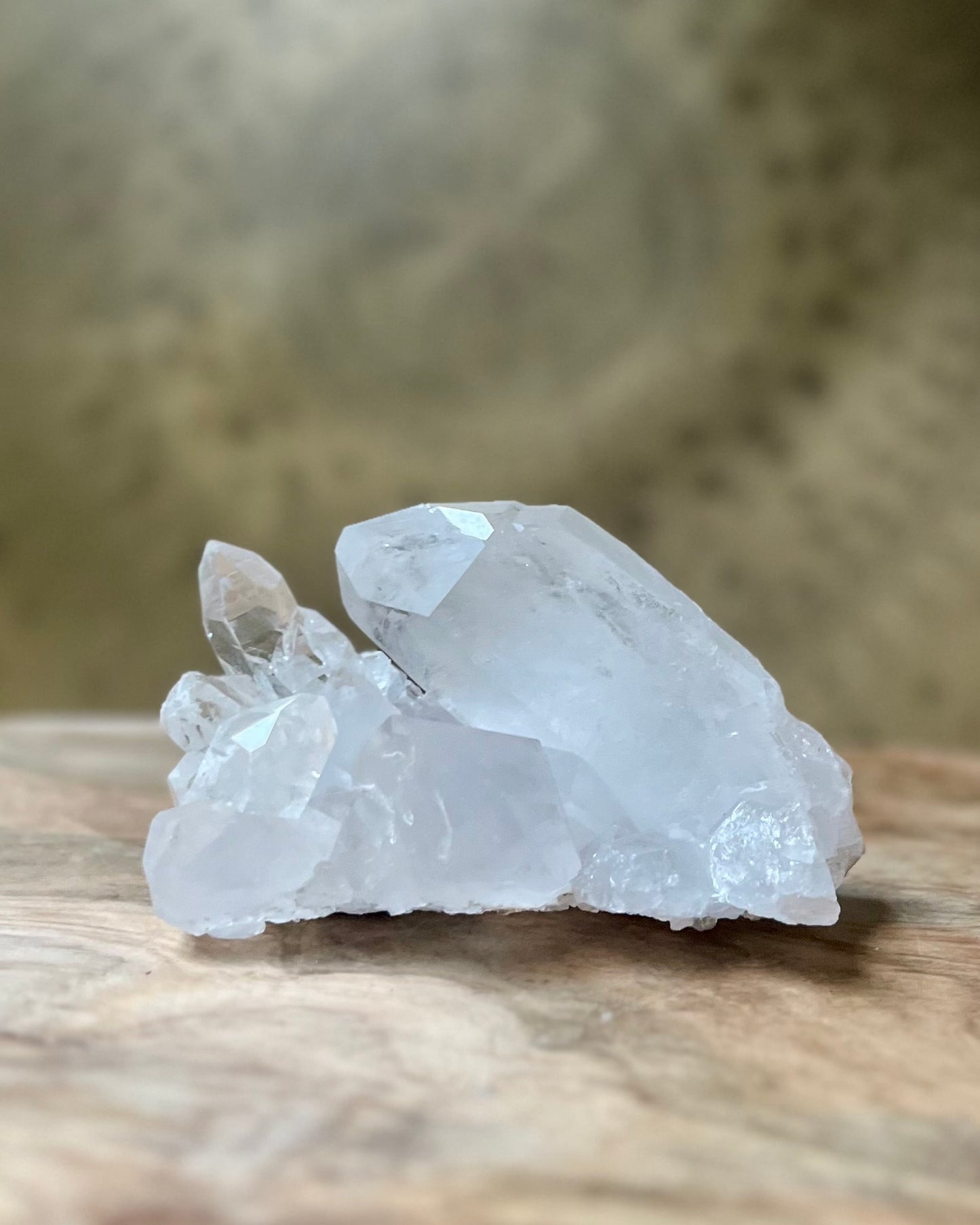 Bergkristal ruwe cluster