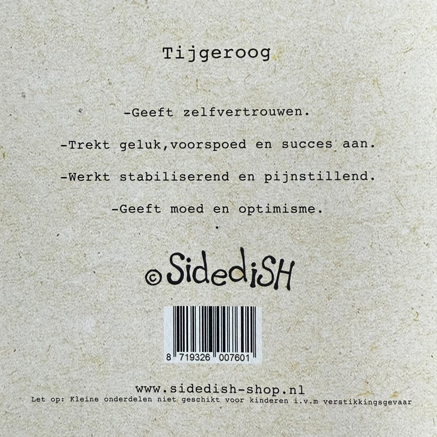 Wenskaart steentje vol bescherming