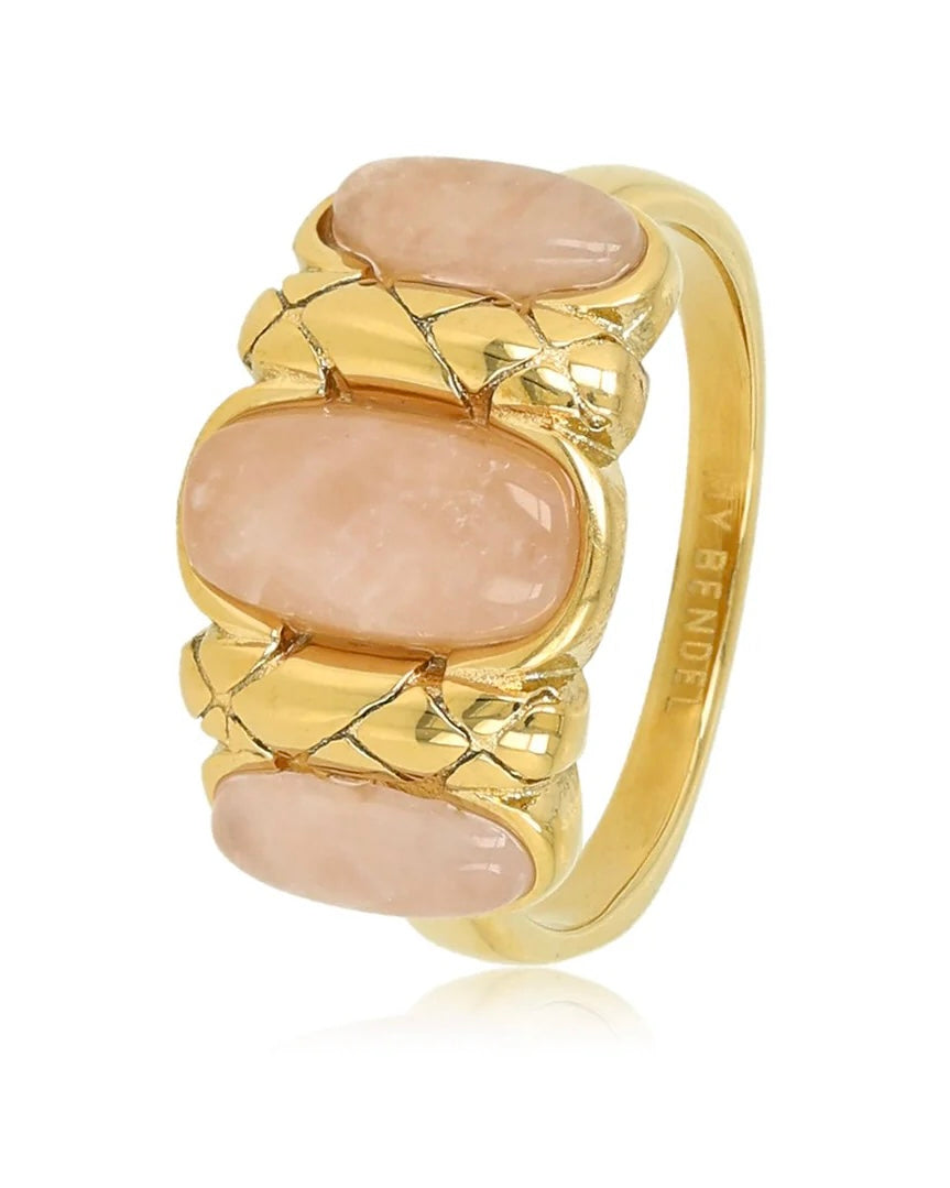 Rozekwarts ring – Vintage Romance