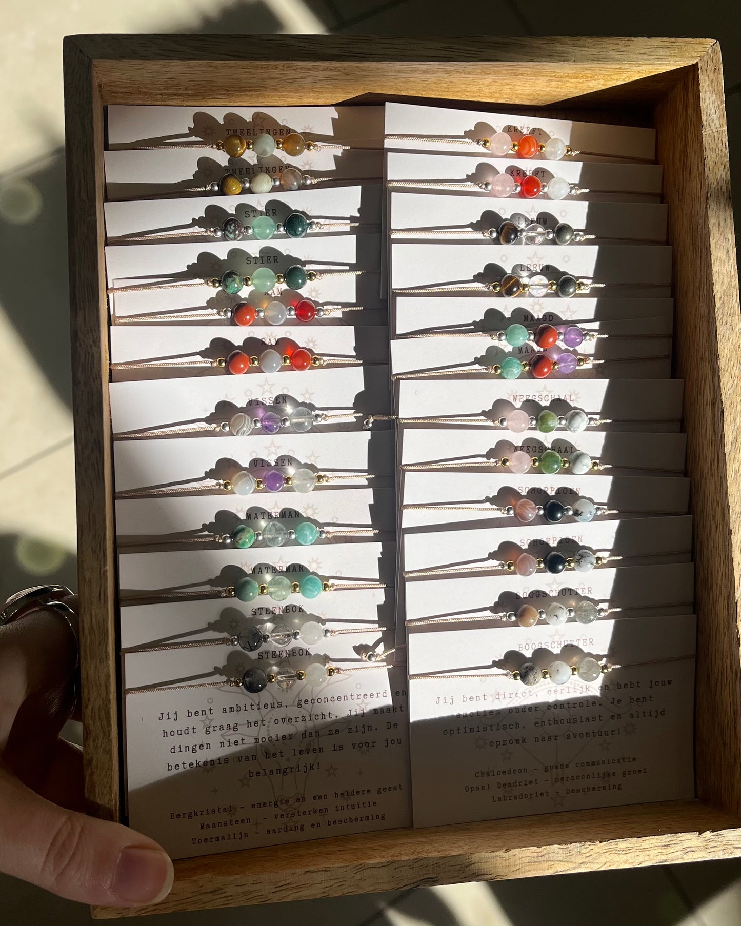 Sterrenbeeld armbandjes