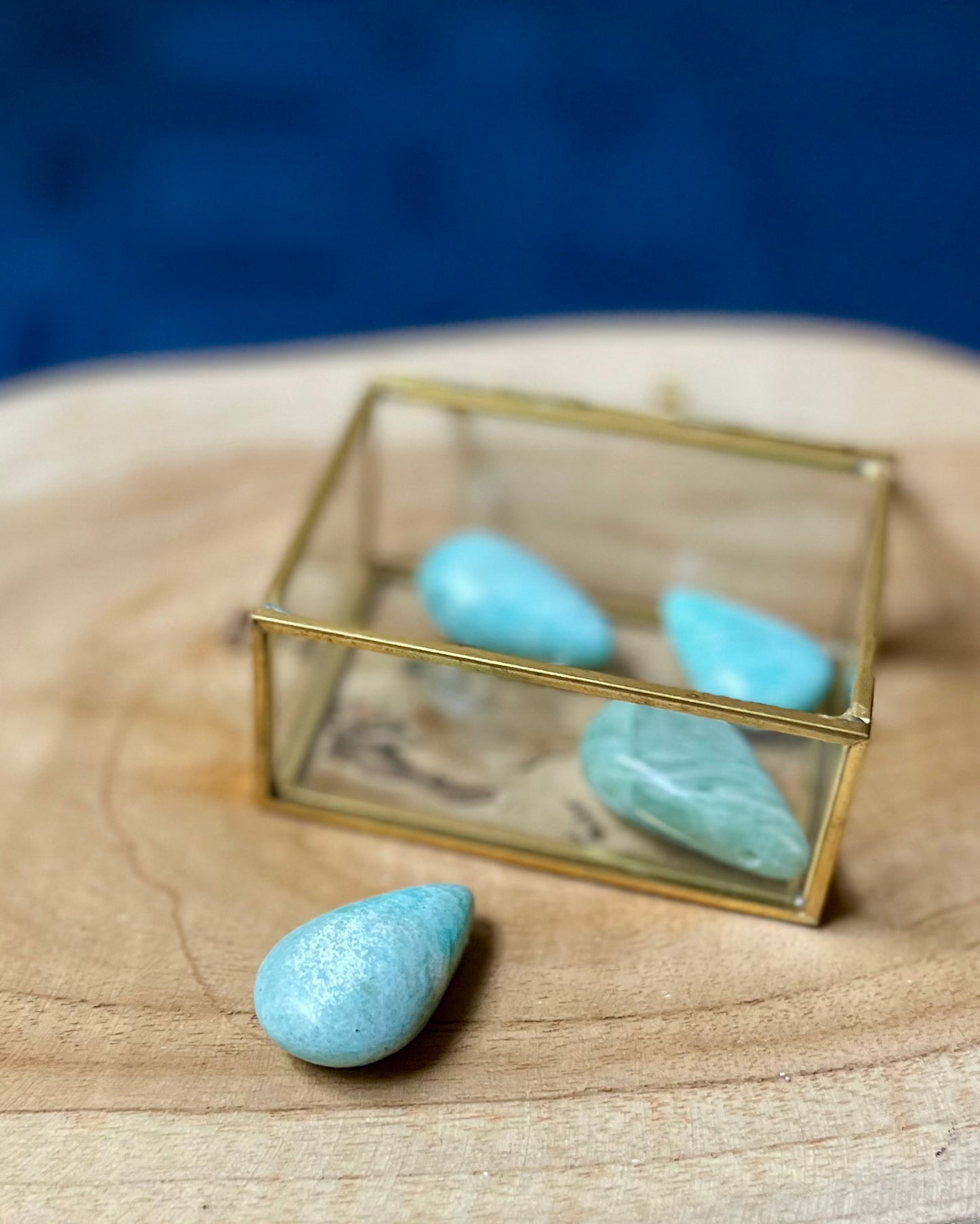 Amazonite drop pendant