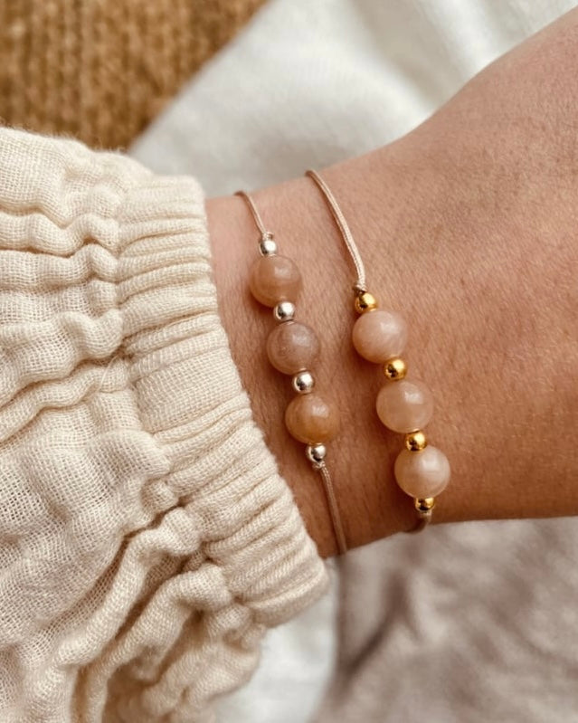 Affirmatie armbandje - Zonnesteen