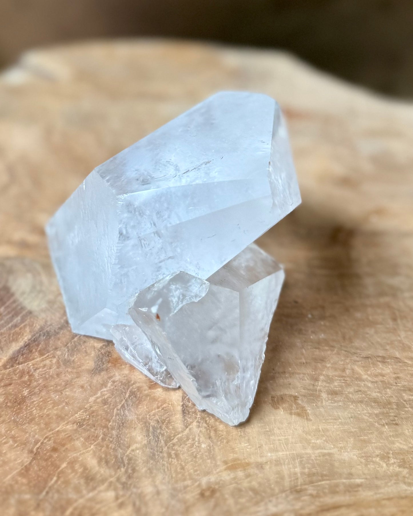 Bergkristal ruwe cluster