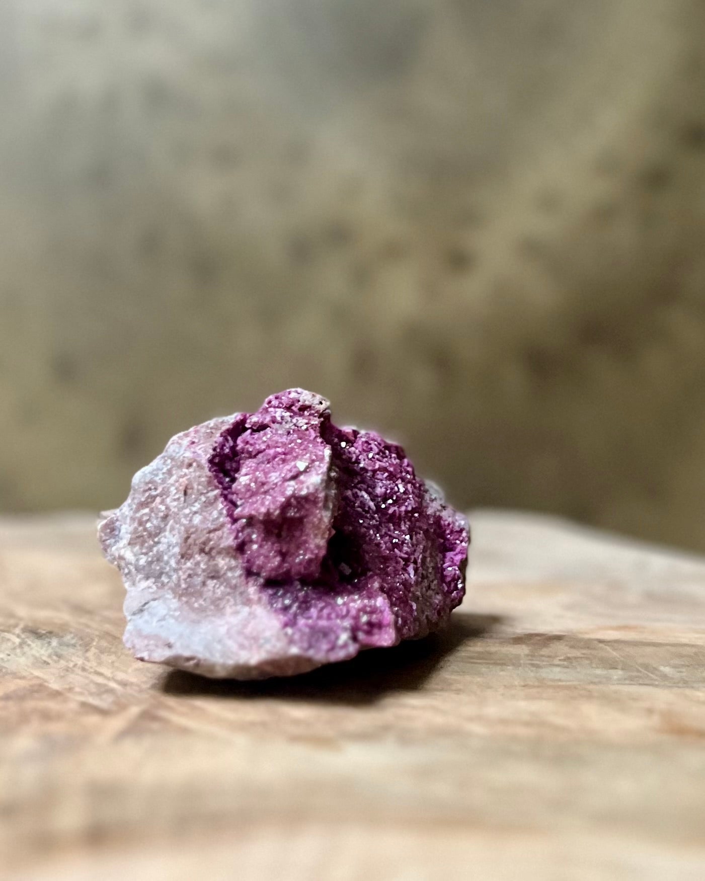 Ruw stuk Calciet Cobalto