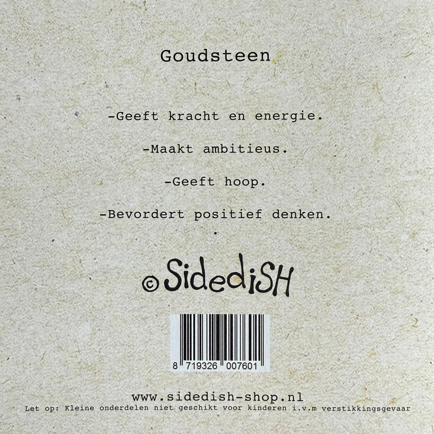 Wenskaart steentje vol kracht