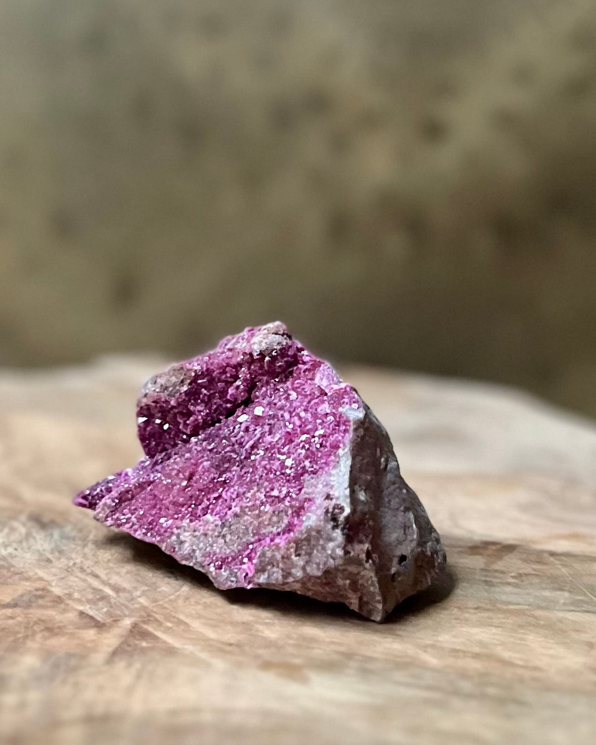 Ruw stuk Calciet Cobalto