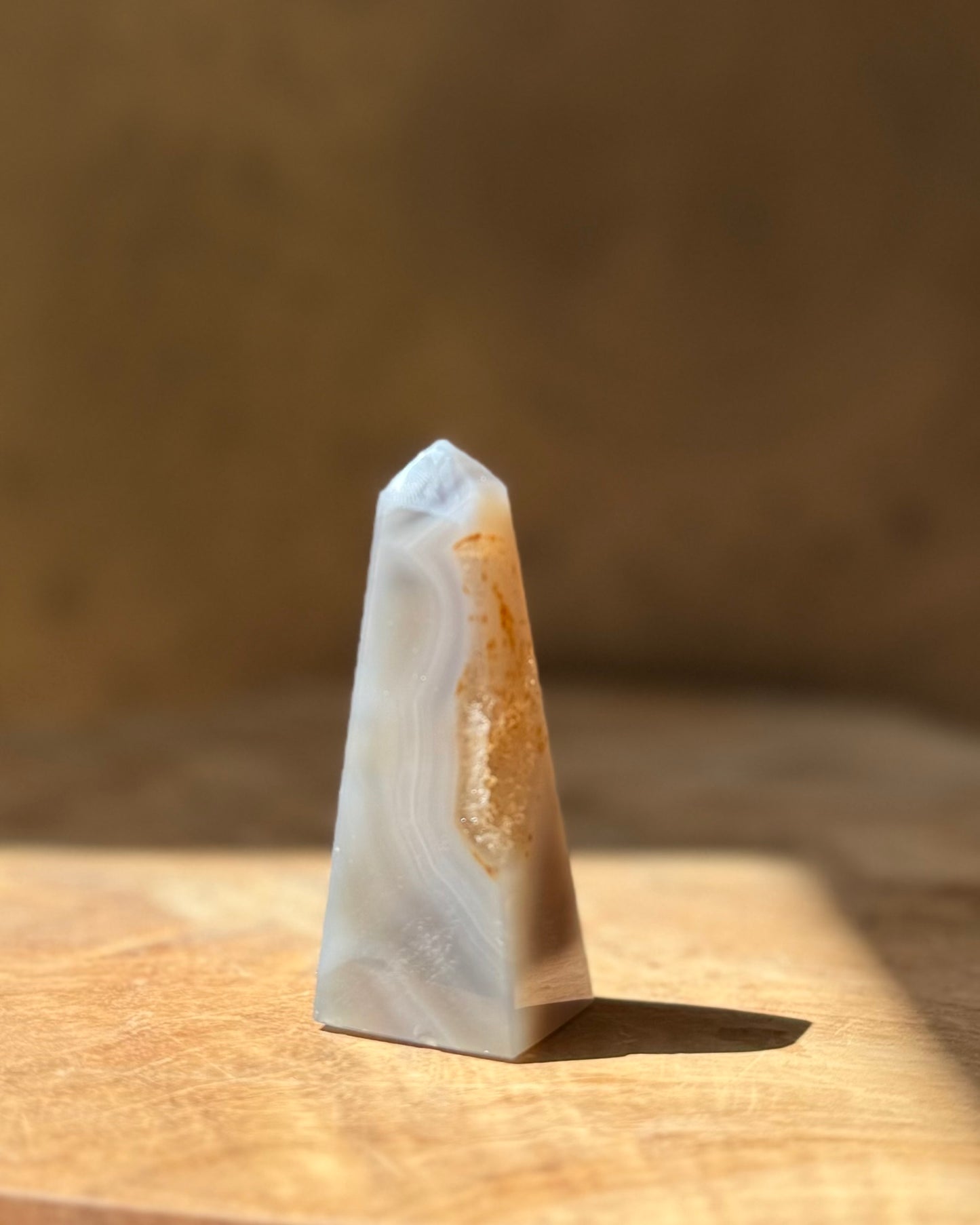 Agaat obelisk klein
