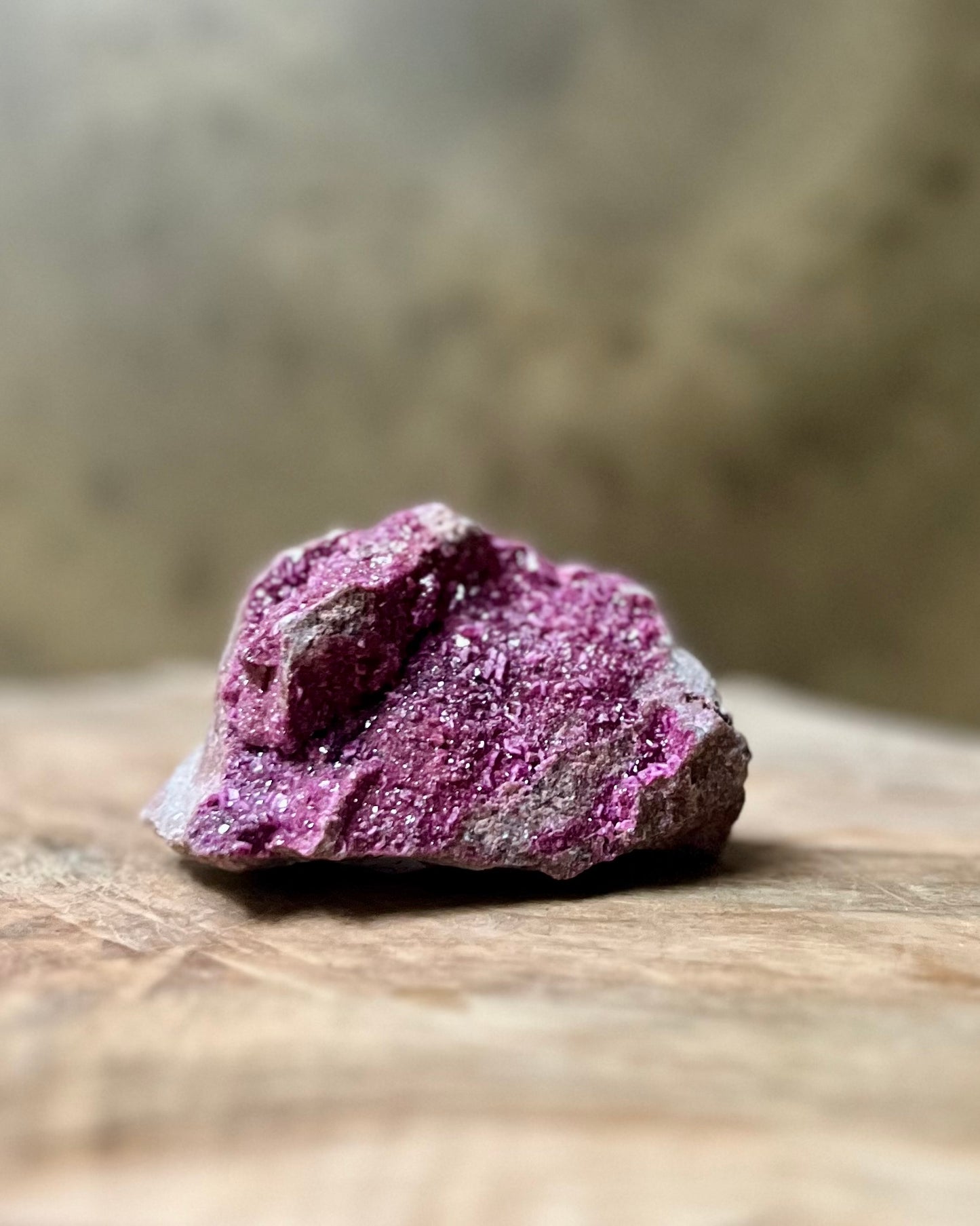 Ruw stuk Calciet Cobalto