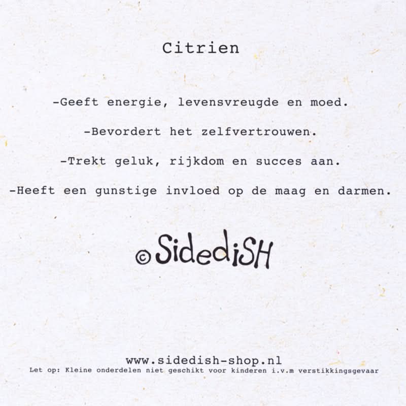 Wenskaart steentje vol voorspoed