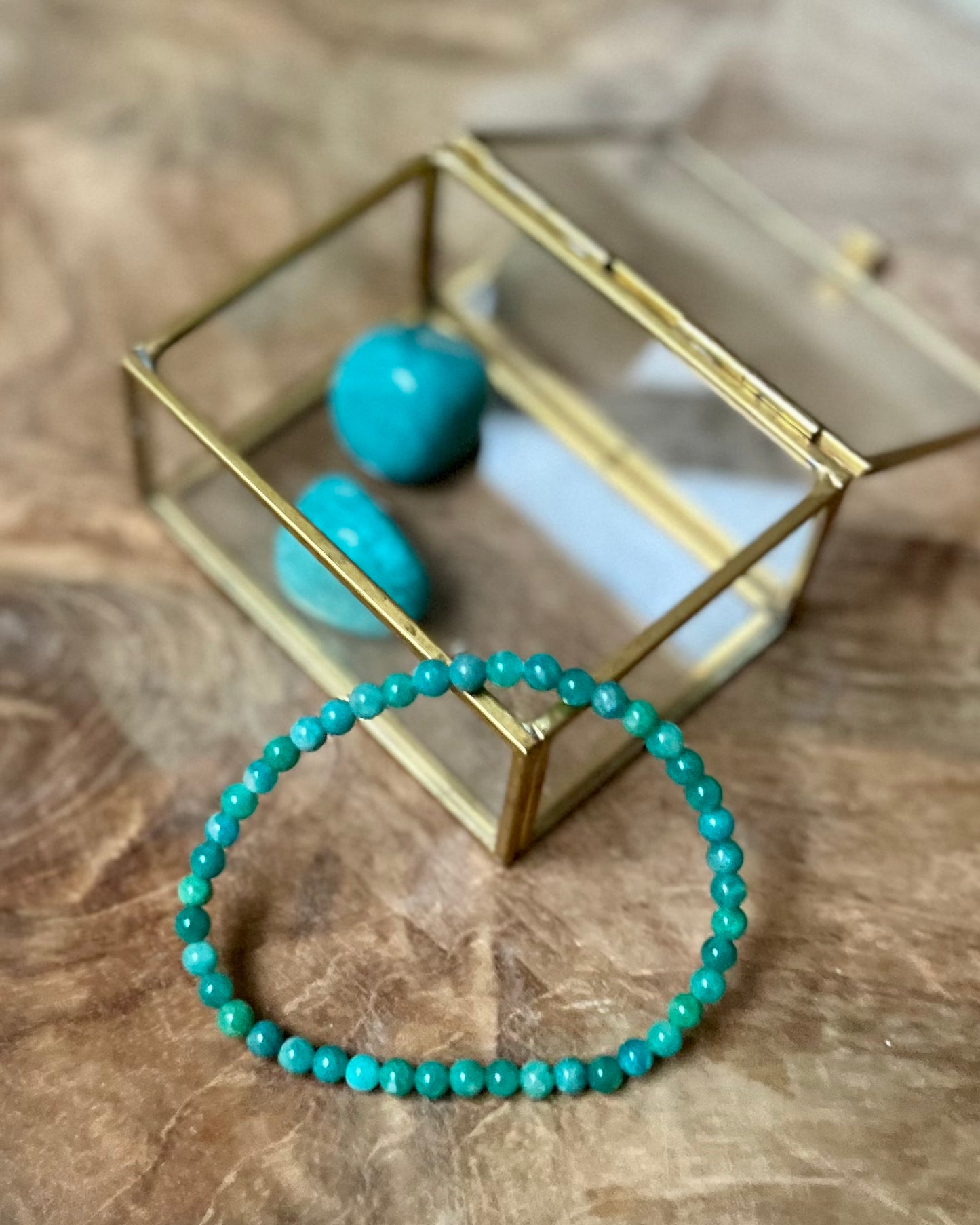 Amazoniet armband 4 mm A kwaliteit