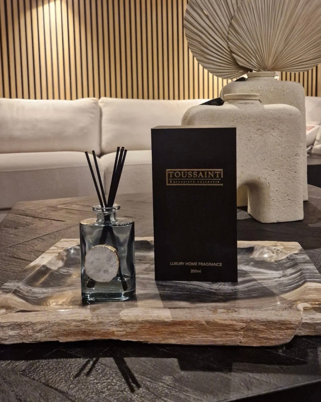 Luxe geurstokjes met Bergkristal Green Tea
