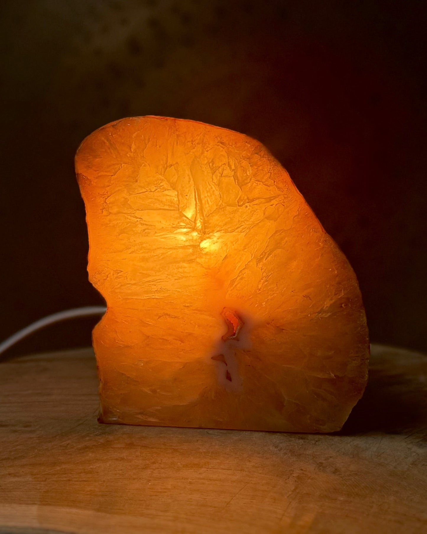 Agaat lamp
