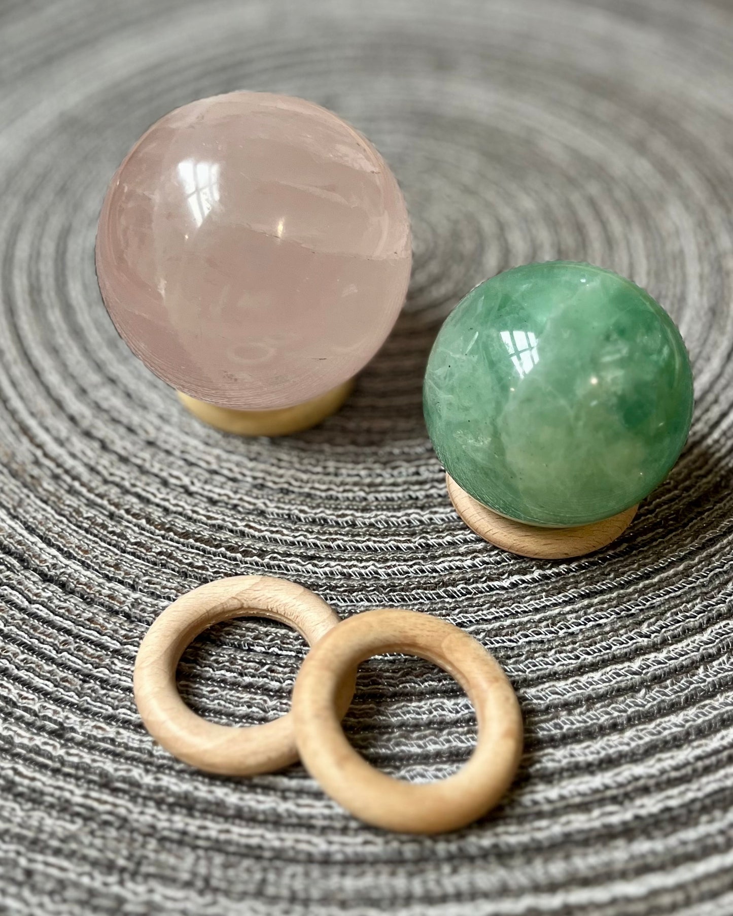 Houten ring (bolhouder) 4,5 cm