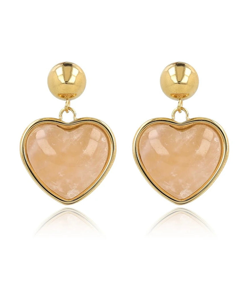 Rozekwarts oorstekers hart
