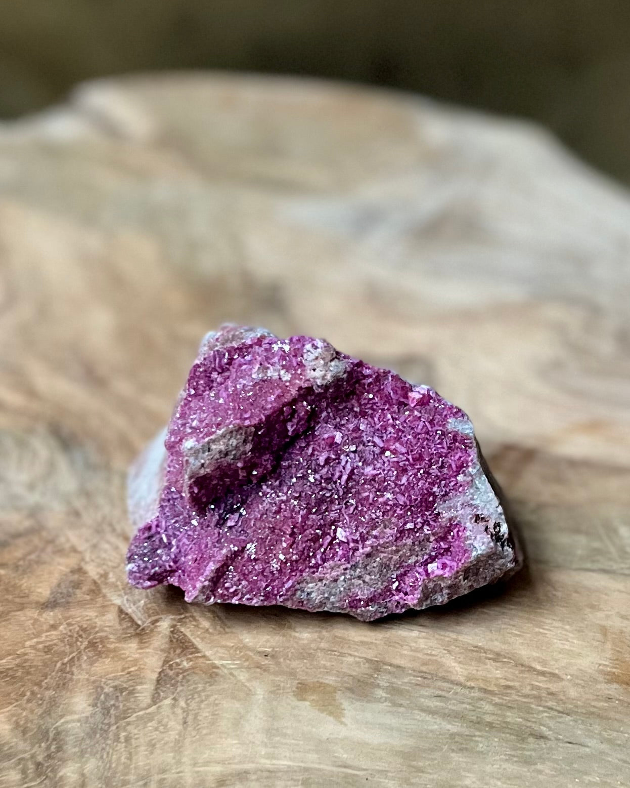 Ruw stuk Calciet Cobalto