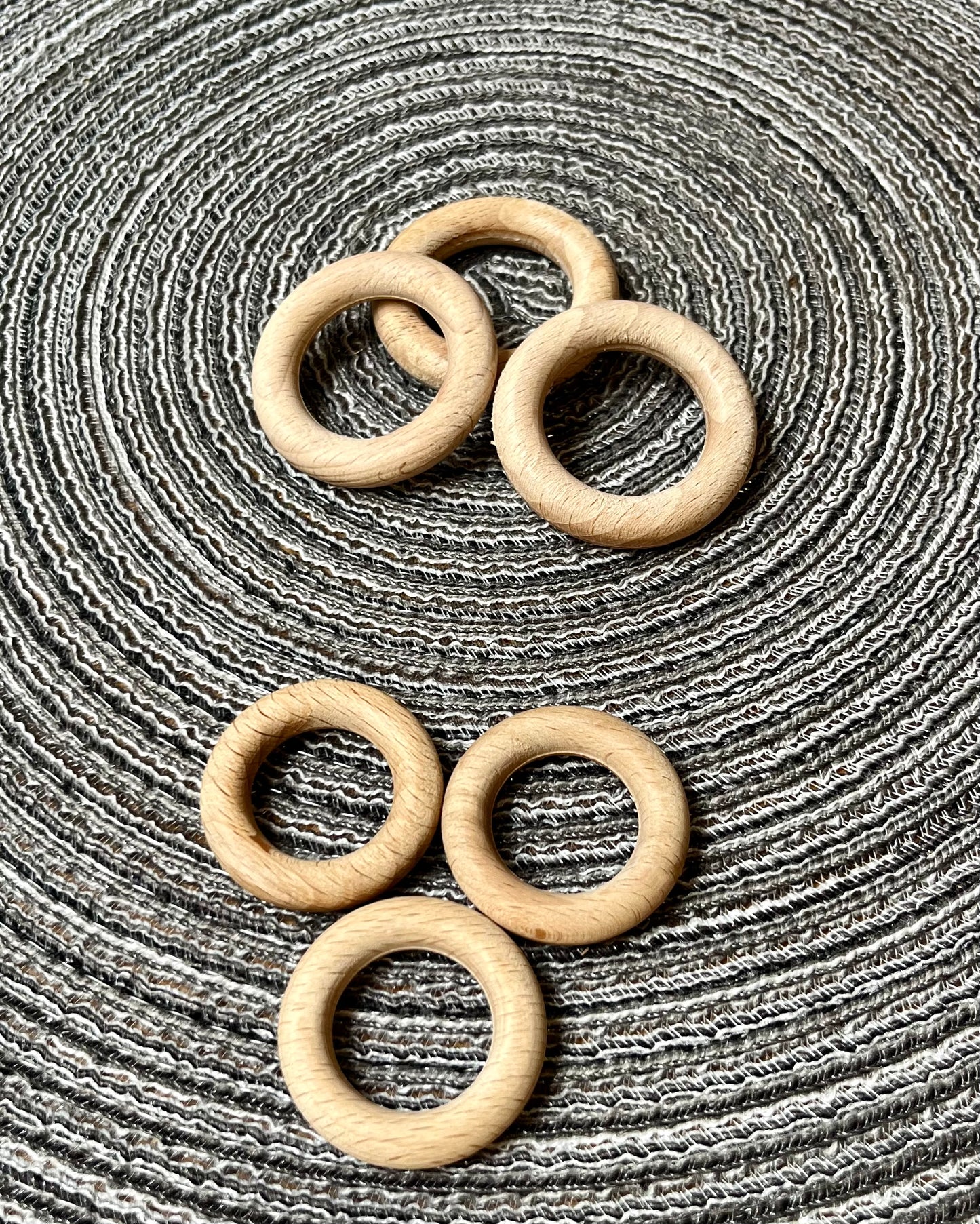 Houten ring (bolhouder) 4,5 cm