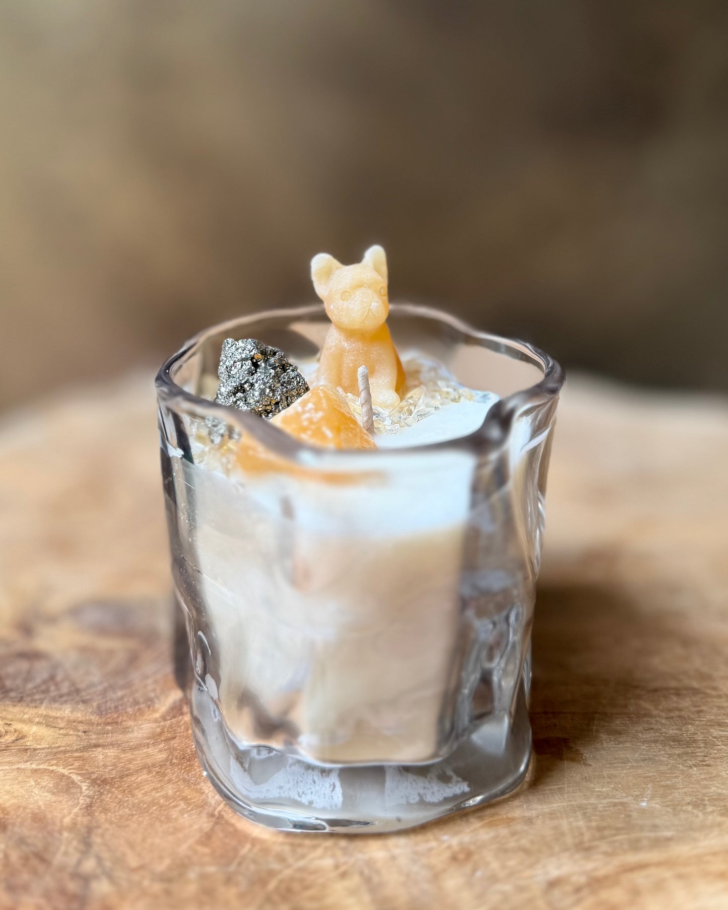 Frenchie candle