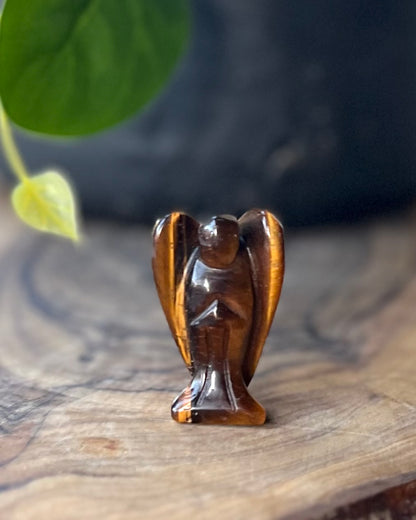 Tiger eye angel 4 cm