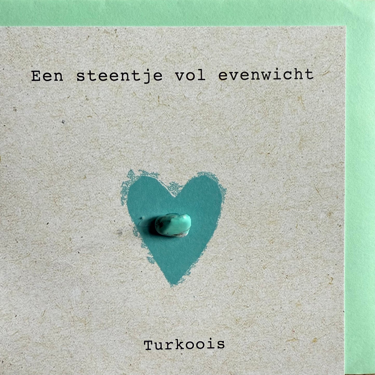 Wenskaart steentje vol evenwicht