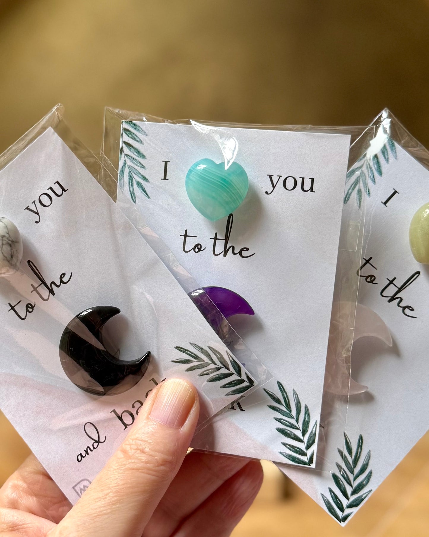‘I love you to the moon and back’ giftsetje