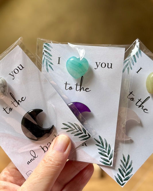 ‘I love you to the moon and back’ giftsetje