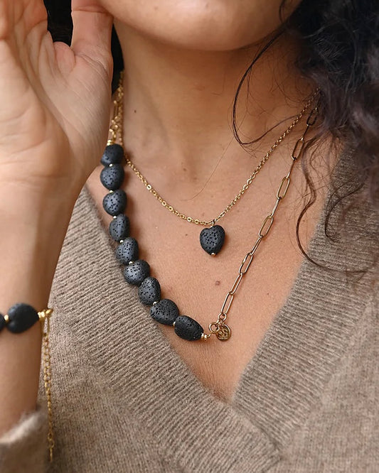 Tussenstuk ketting Lava Love