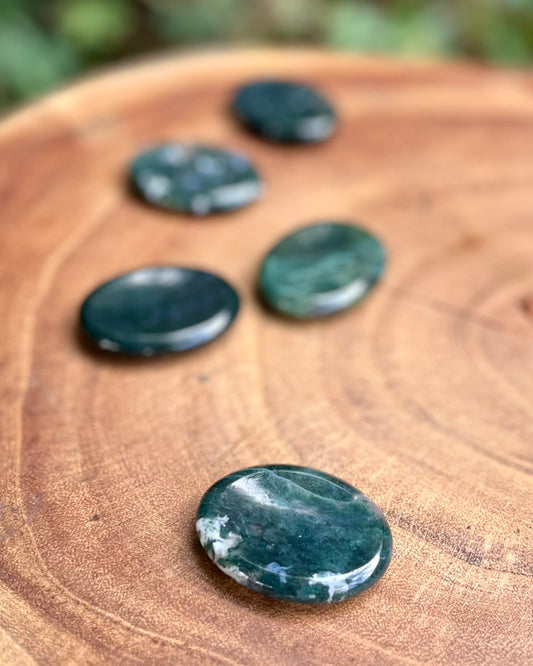 Worry Stone Mosagaat ovaal