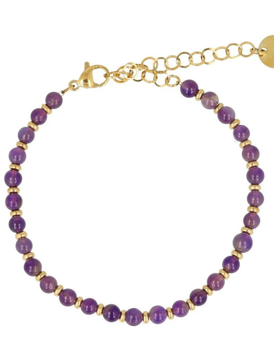 Amethist armband verstelbaar