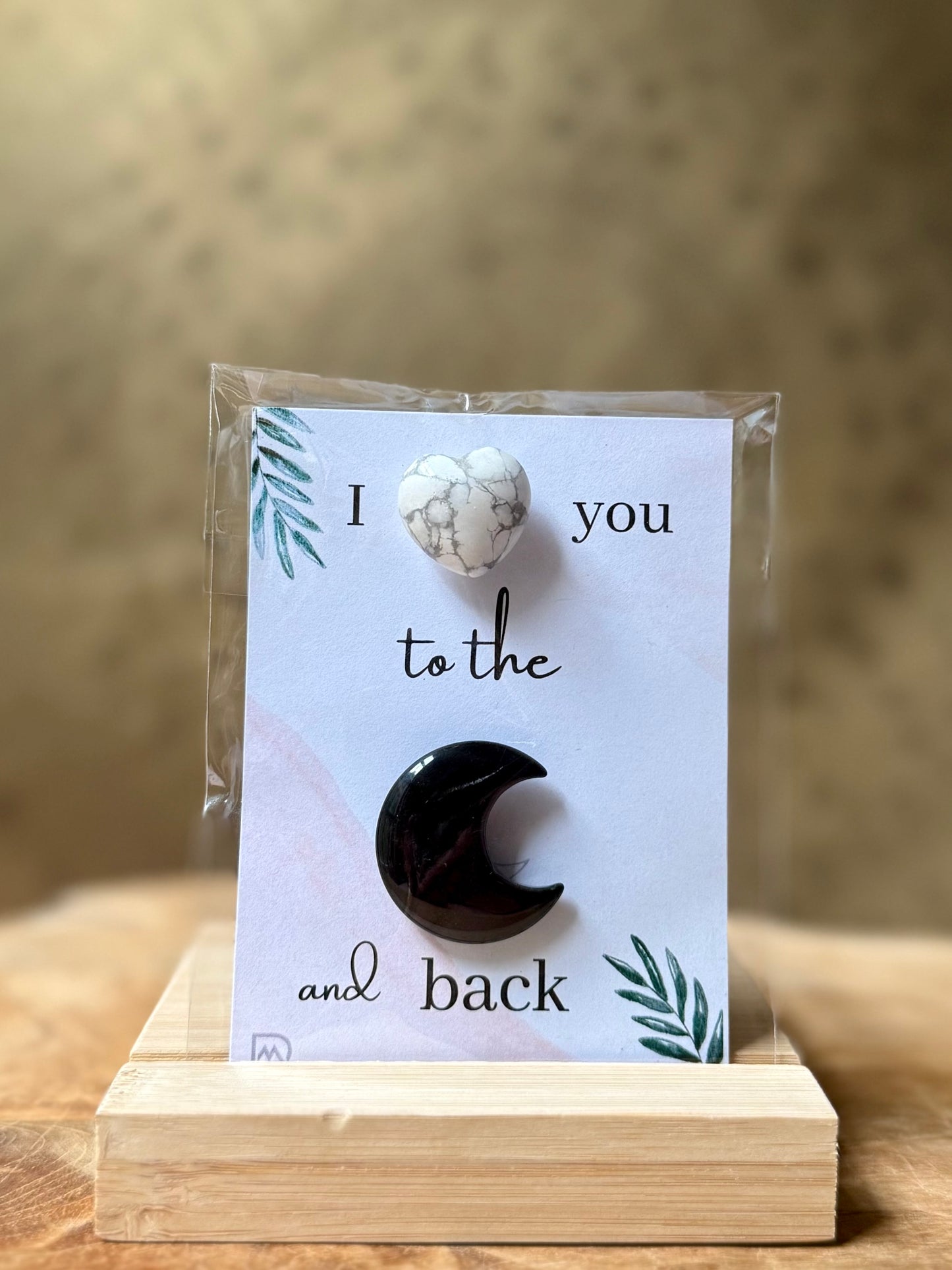 ‘I love you to the moon and back’ giftsetje