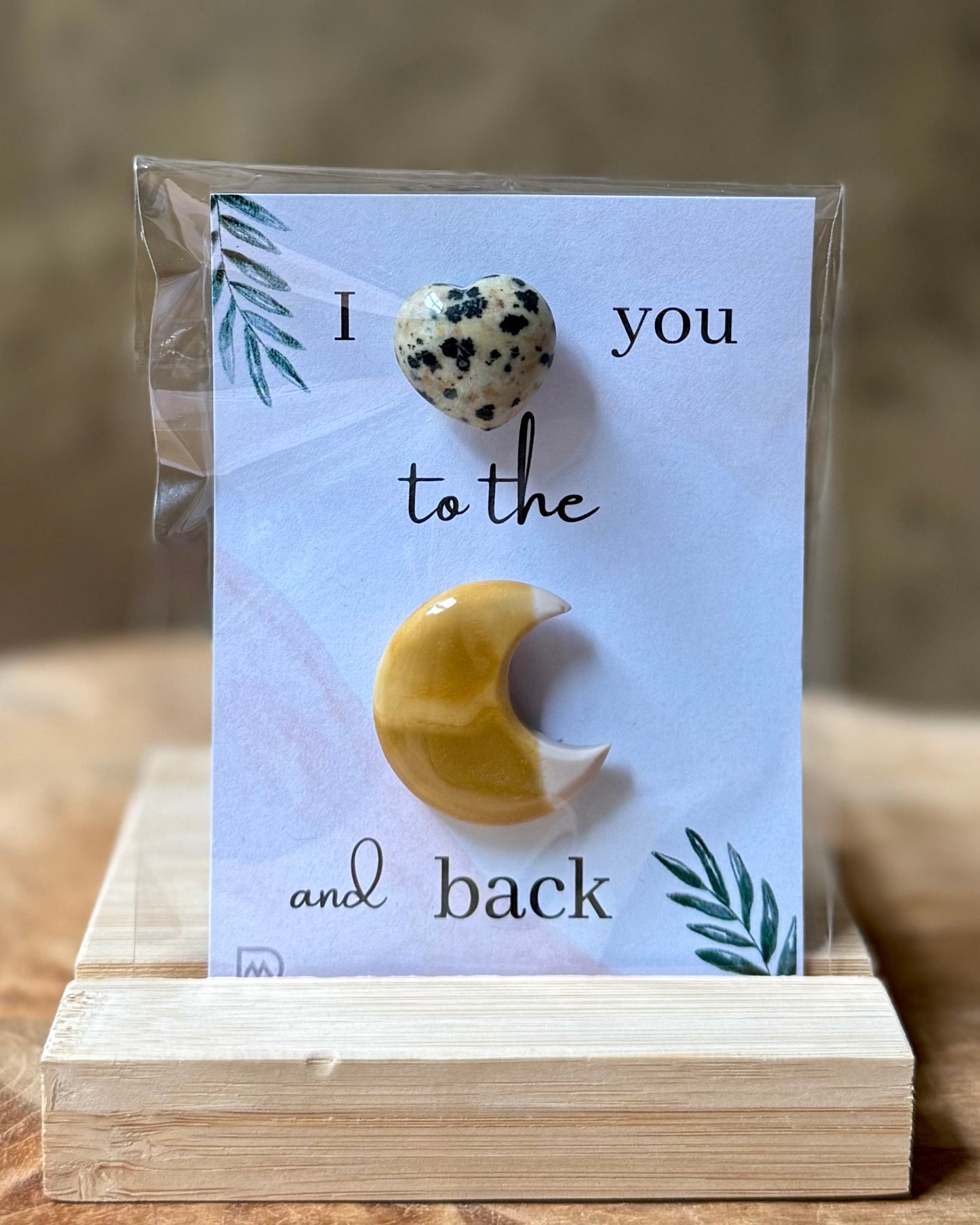 ‘I love you to the moon and back’ giftsetje