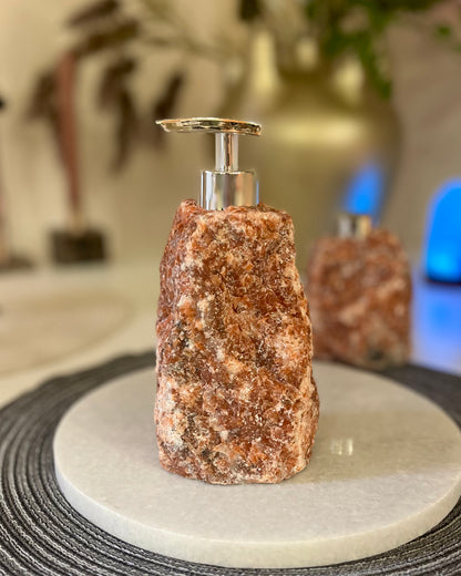 Soap dispenser Fire calcite