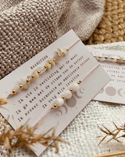 Bracelet set - Moonstone
