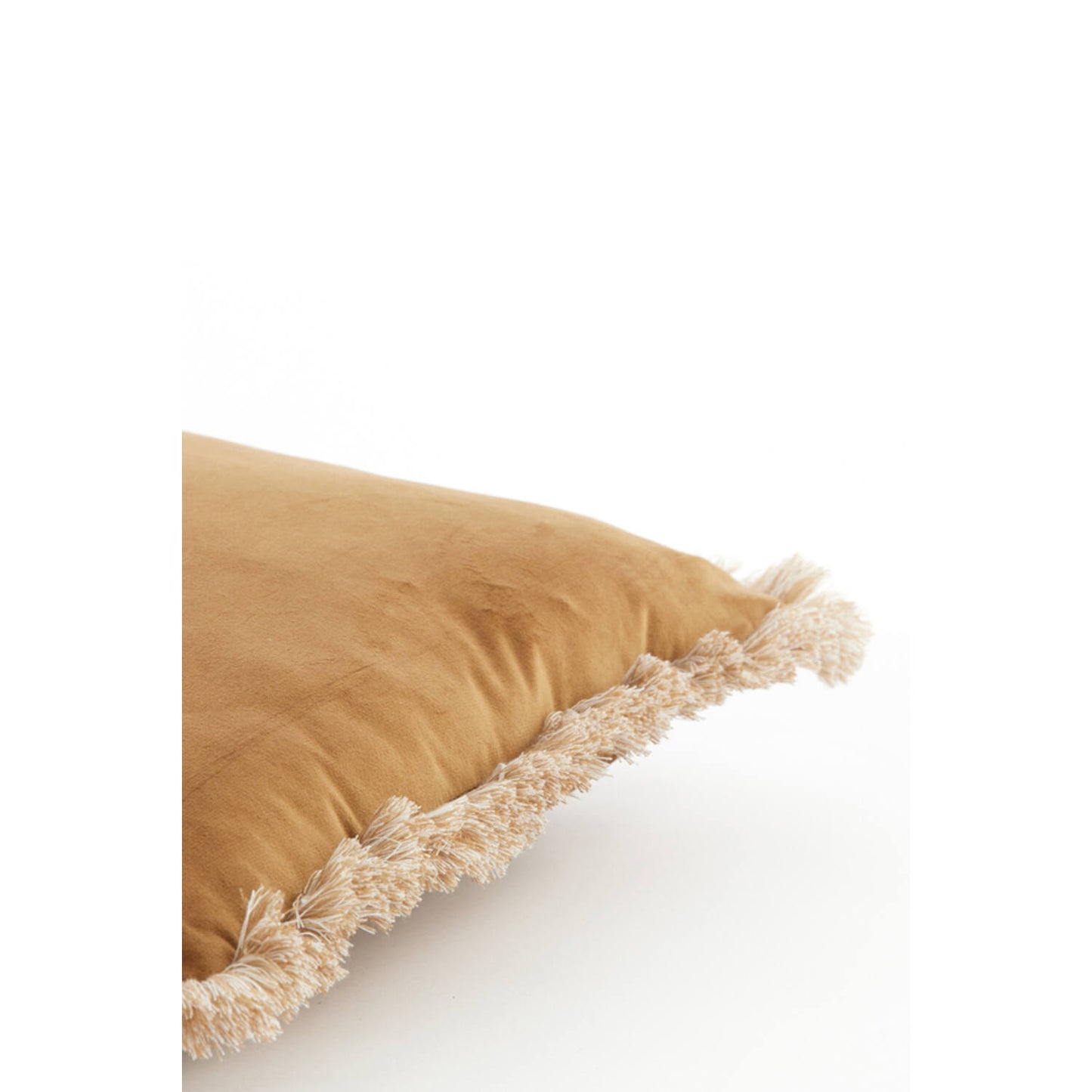 Kussen Liena Velvet vierkant burgundy of bronze