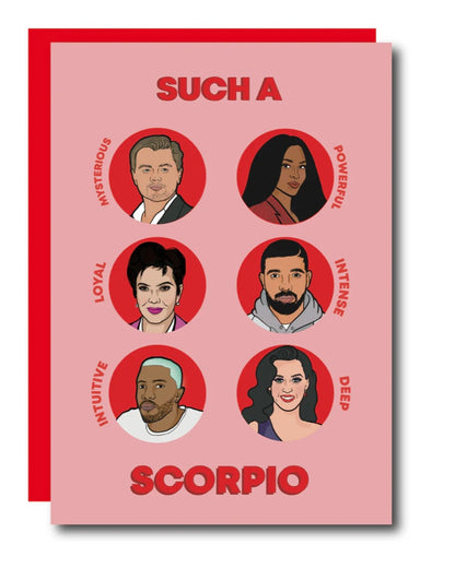 Zodiac sign greeting cards