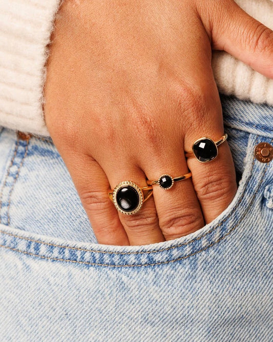 Onyx ring vintage