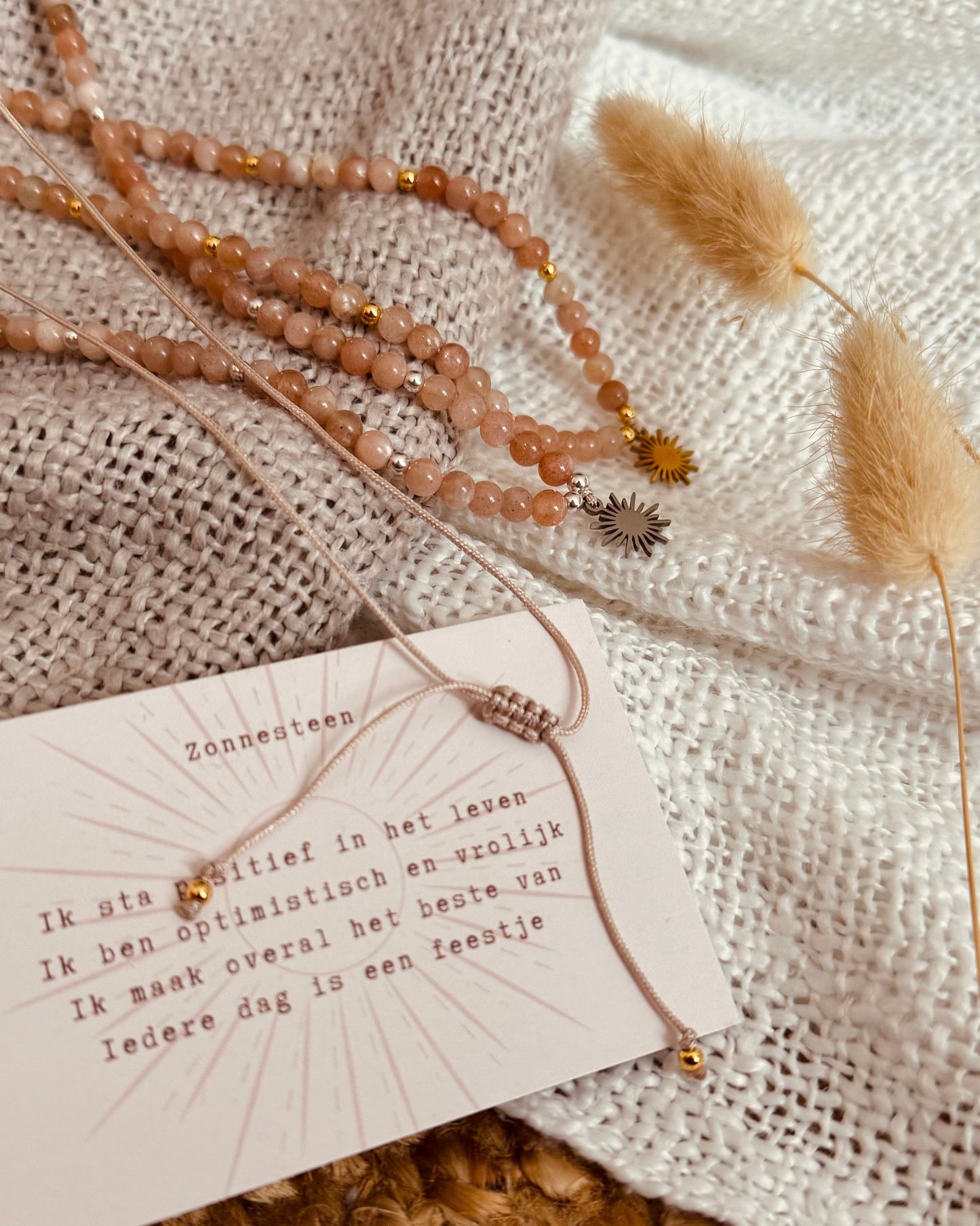 Zonnesteen ketting