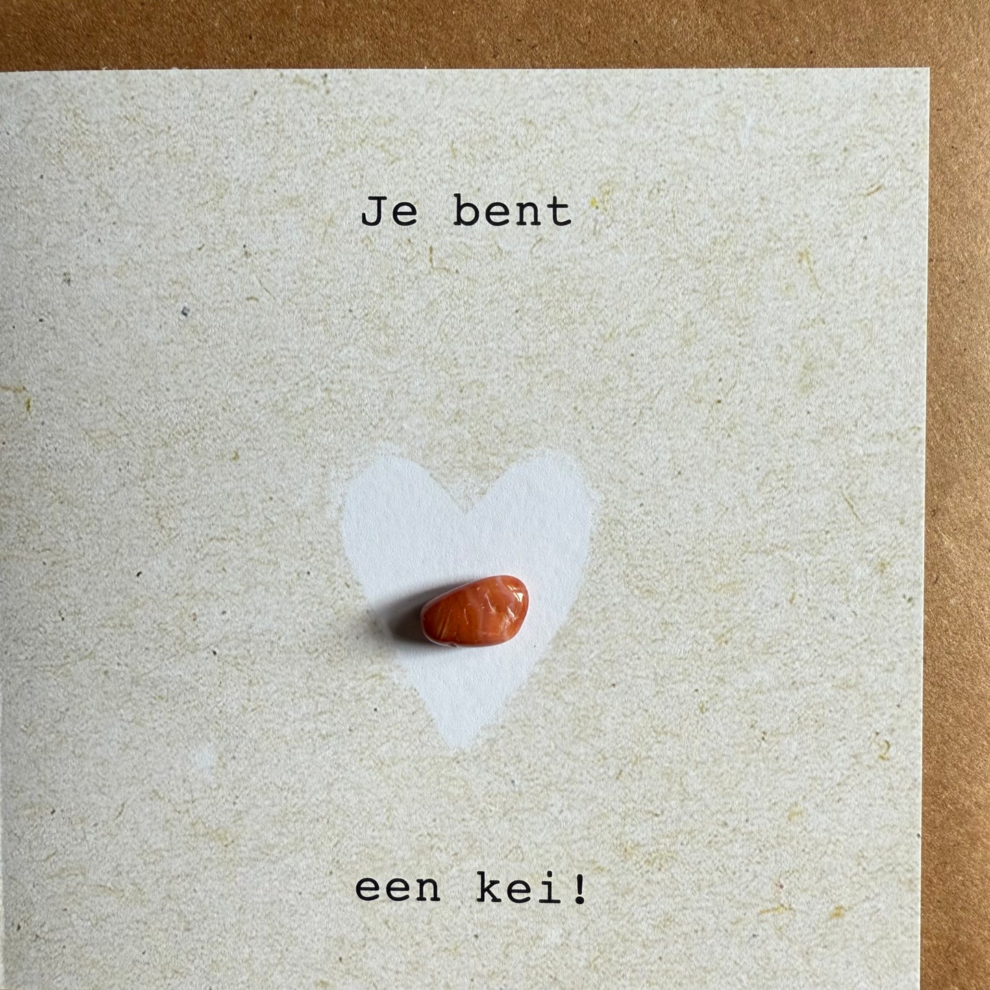 Wenskaart je bent een kei!