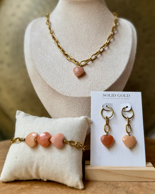 Beloved Moederdag set Oranje Aventurijn