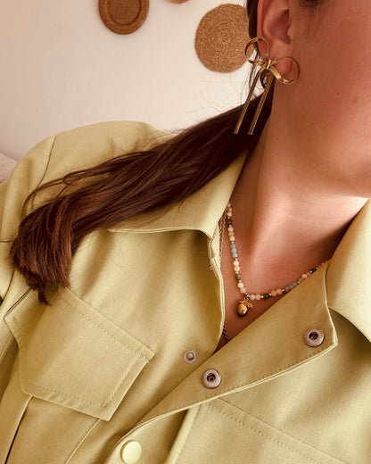 Lemon edelsteenketting