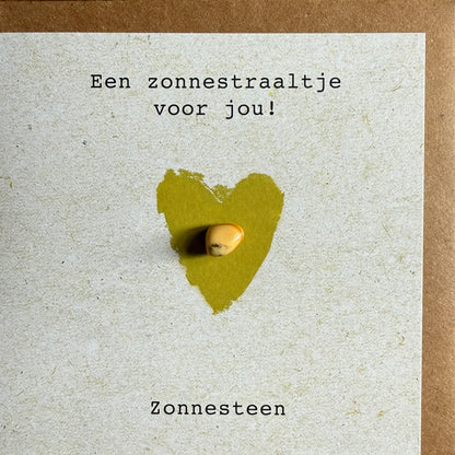 Wenskaart een zonnestraaltje voor jou