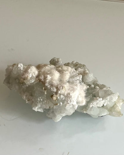 Okenite on Prehnite