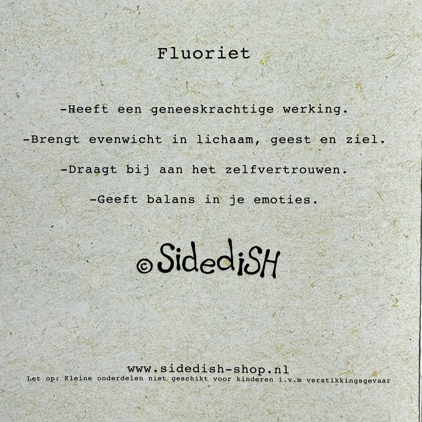 Wenskaart steentje vol genezing