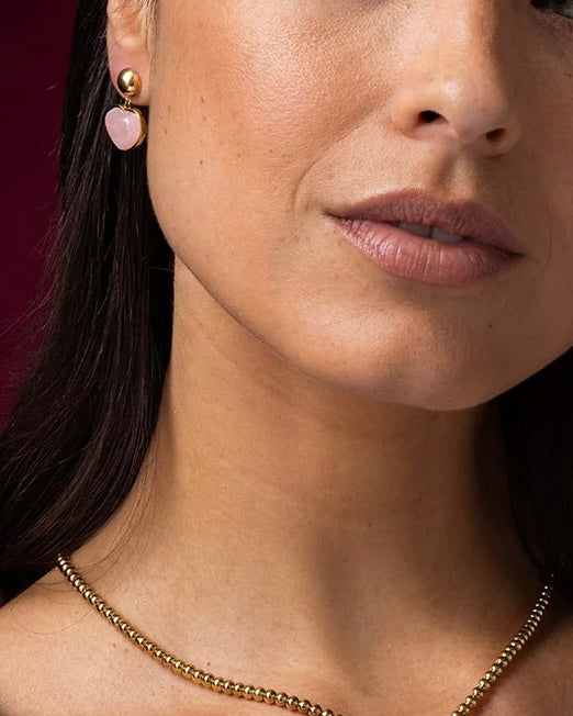 Rozekwarts oorstekers hart