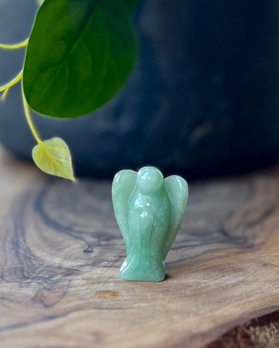 Green Aventurine angel 4 cm