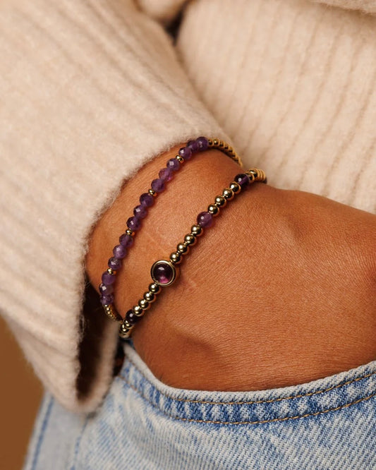 Amethist armband