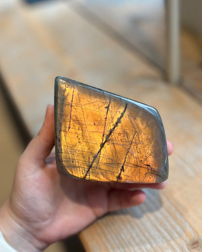 Orange Labradorite Sculpture