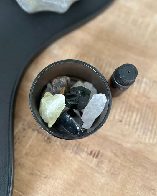 Geurkristallen met etherische olie Grey Fresh
